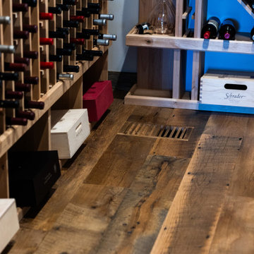 Original Face Skip Planed Reclaimed Oak Solid Plank Flooring