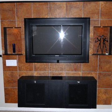 Free Hanging TV Cabinet, Master Bedroom