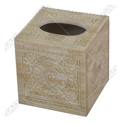 BONE FINE CRAFTED TISSUE BOX - Tissue Box Holders