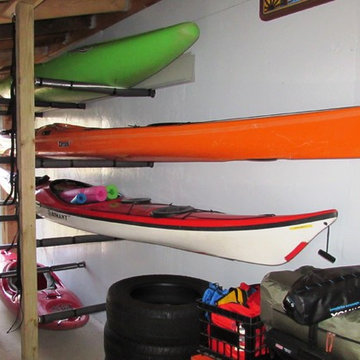 Garage addition for kayak storage in Gaithersburg, MD