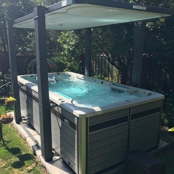Endless Pools with Covana gazebo