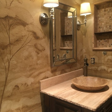 Powder Room Tree Mural