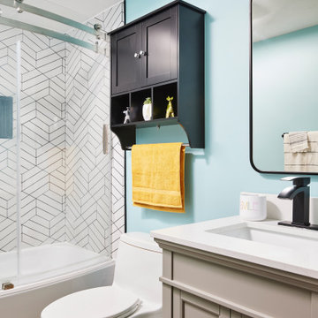 Child Playroom Basement Remodel