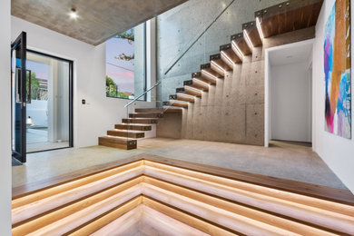 Design ideas for a modern staircase in Perth.