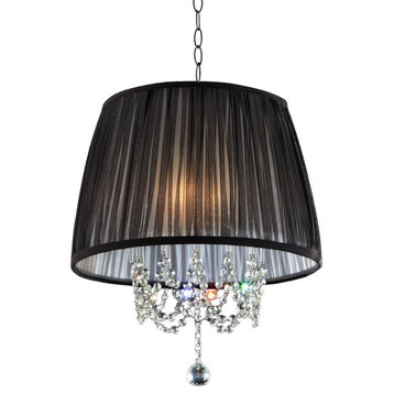Elegant Ceiling Lamp With Crystal Accents