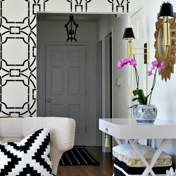 Stencil Projects using the Contempo Trellis Wall Stencil