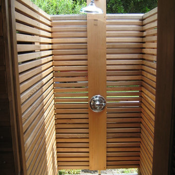 Cedar / Teak Outdoor Shower