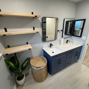 Home Remodel/ One Bath/paint/popcorn removal/LED Can lights/baseboards/Flooring