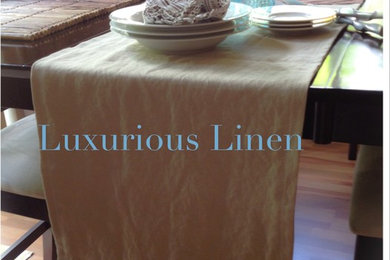 Luxurious Linen Table Runner