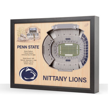 NCAA Penn State Nittany Lions 25 Layer Stadiumviews 3D Wall Art