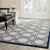 Safavieh Amherst Collection AMT413 Rug, Ivory/Navy, 8'x10'