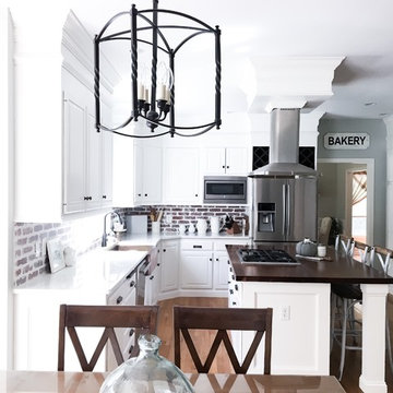 Boston Mill Thin Brick Backsplash