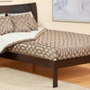 Eco-friendly Wood Platform Bed (Full in Caram