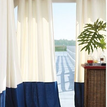 Curtain Ideas for the dining room.