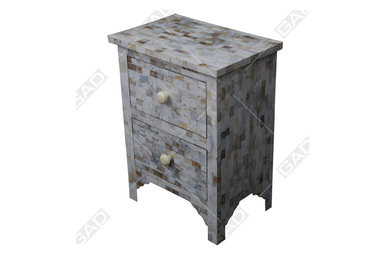 MOTHER OF PEARL BEDSIDE CABINET