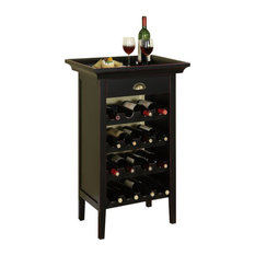 50 Most Por Black Wine Cabinets For 2018 Houzz Powell Black With Merlot Rub Through Wine Cabinet And Bar Cabinets
