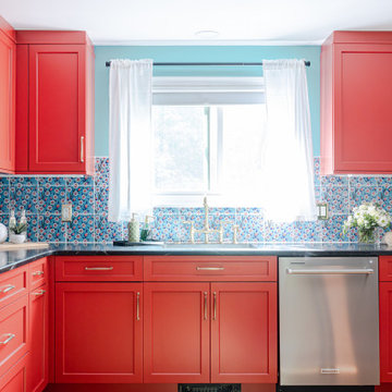 Turkish Tea Room Inspired Colorful Kitchen