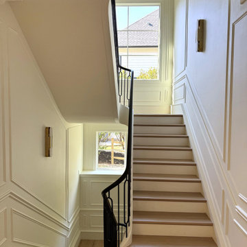Project #134 | Straight Staircase with Elliptical Stringer