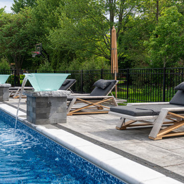 Paver Pool Deck in New Albany Ohio
