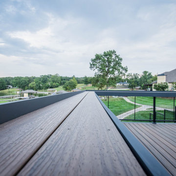 New Deck with Fireplace