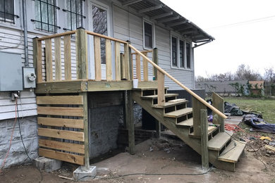 Inspiration for a craftsman home design remodel in Other