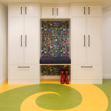 Mudroom storage idea