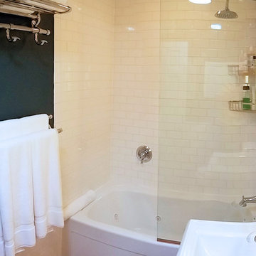 Subway and Saltillo Tile Bath Remodel