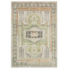 Bodrum BDM-2337 Traditional Light Green 5'3"x7'3" Area Rug