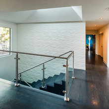 Glass staircase