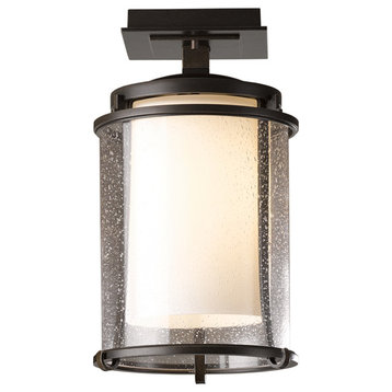 Hubbardton Forge (365605) 1 Light Meridian Outdoor Semi-Flush