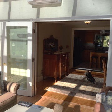 Created Connection to backyard along with improved traffic flow of house.