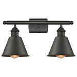 Innovations Lighting - Smithfield 2-Light Dimmable LED Bath Fixture, Oil Rubbed Bronze - A truly dynamic fixture, the Ballston fits seamlessly amidst most decor styles. Its sleek design and vast offering of finishes and shade options makes the Ballston an easy choice for all homes.