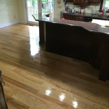 Wood floor refinishing