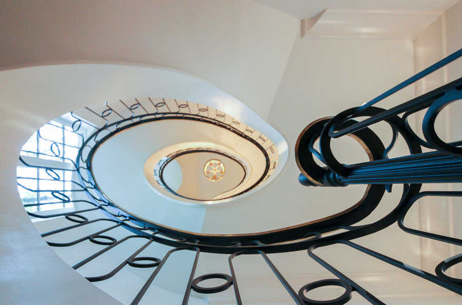 Sculptural/Elliptical Staircase Near Foreign Embassies in Wash. DC, 20008