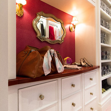 Packing Station in Master Closet