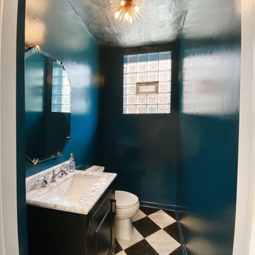 High Lacquer Powder Room