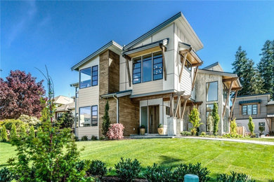 Home design - modern home design idea in Seattle