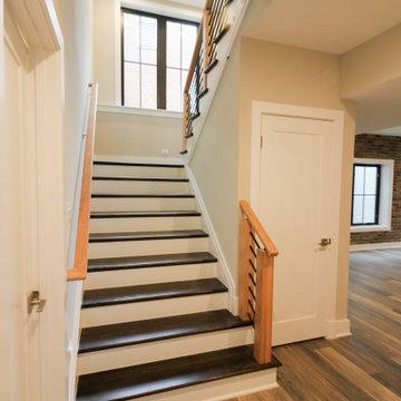 Project #69 | Contemporary Staircase with Horizontal Metal Rods