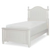Summerset Complete Low Poster Bed, Twin, Ivory