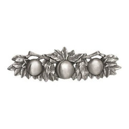 Inviting Home Inc. - Peach Pull, Antique-Style Pewter - Cabinet And Drawer Handle Pulls