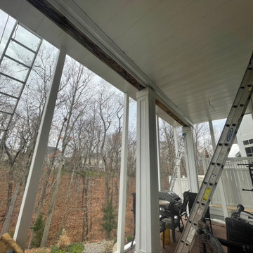 Screened in enclosure / Raintight Aluminum Underdeck Ceiling
