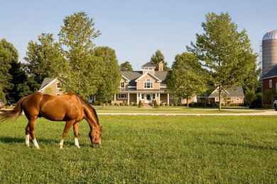 This is an example of a traditional landscaping in New York.