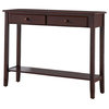 Tomag Wood Console Table, Walnut