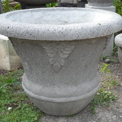 Light Concrete Pot - Outdoor Pots And Planters