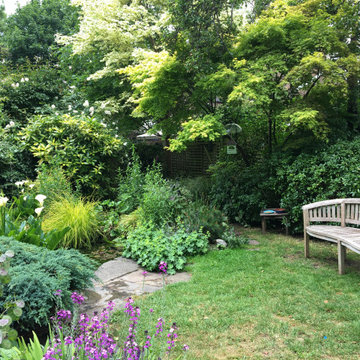 Naturalistic water garden