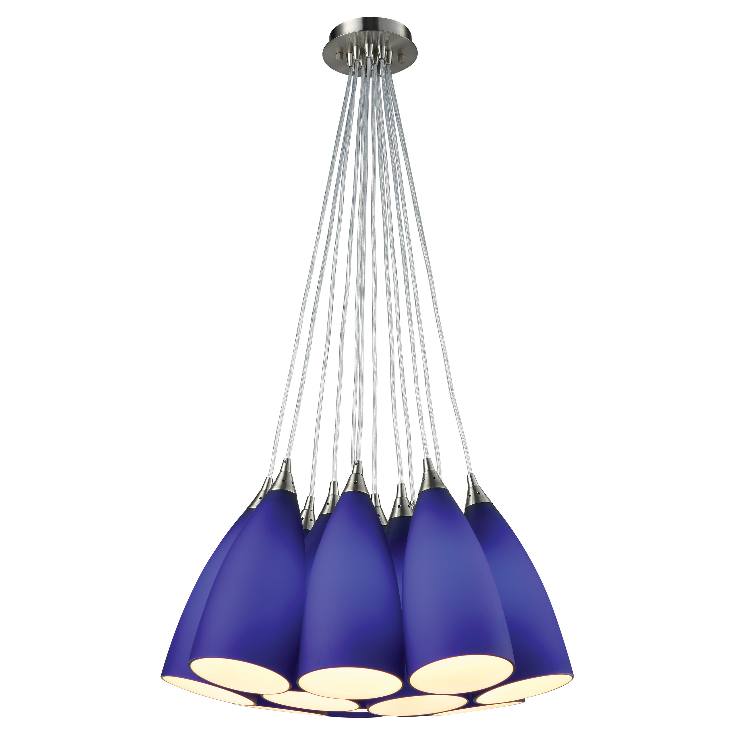 Vesta 12-Light Nesting Pendant Fixture - Contemporary - Pendant ...