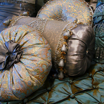 Rhinestone custom pillows