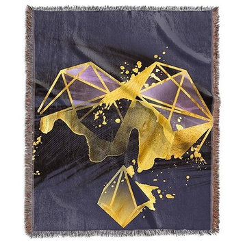 "Gold Rush" Woven Blanket 50"x60"