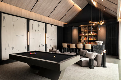 Inspiration for a contemporary games room in Other.