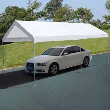 Carport Canopy 10 x 20 Steel Frame Portable Garage Cover Tent